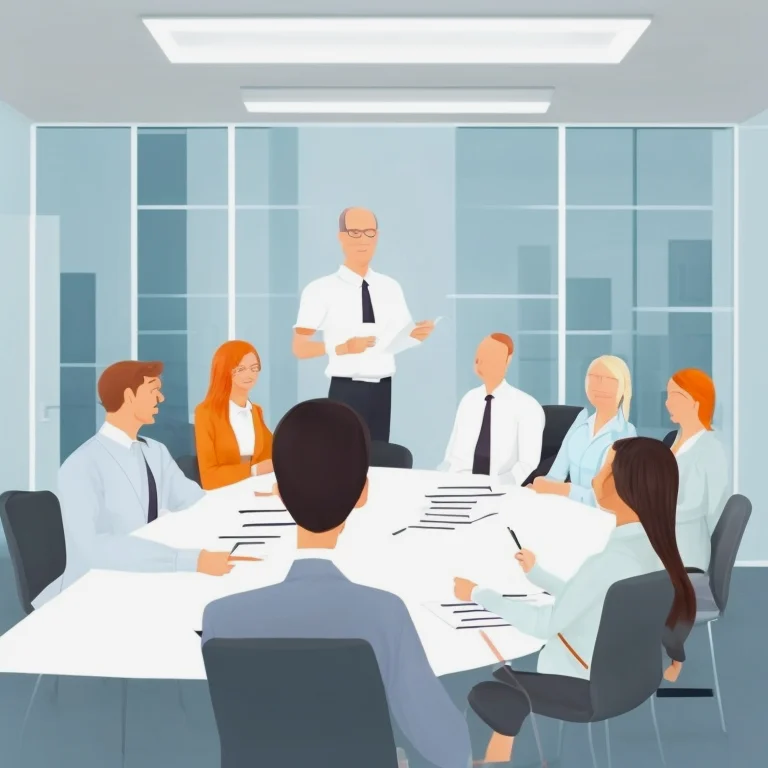 Interactive coaching session with manager